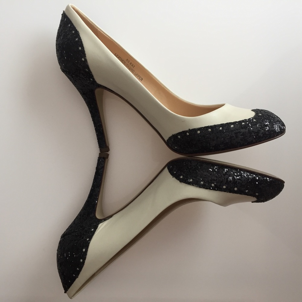 J. Crew ✨Glitter✨ Spectator Heels